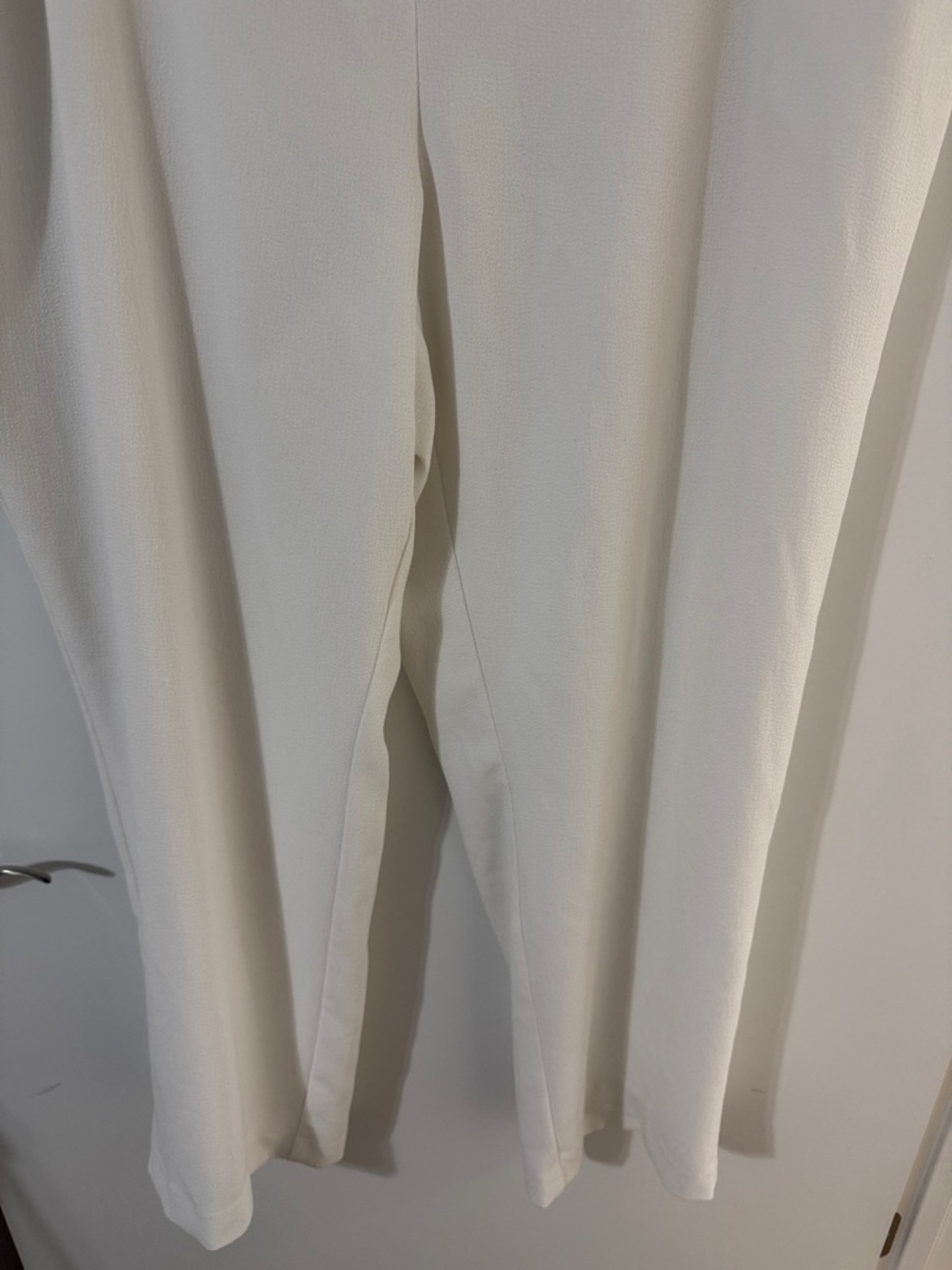 Jessica London Cream Two-Piece Pantsuit Jacket & Trousers - Picture 10 of 13